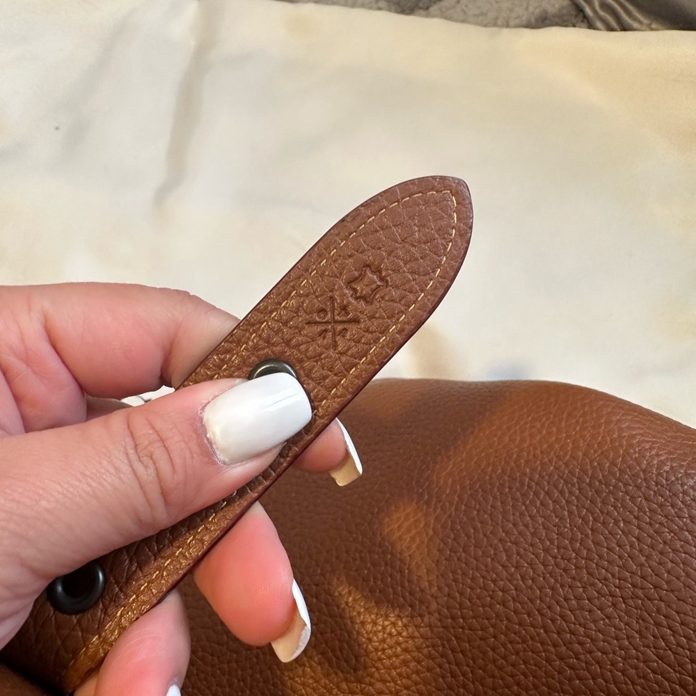 Coach Brown Pebbled Leather Hobo Shoulder Bag - Picture 6 of 8